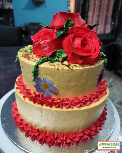 Online Course in New Delhi For Birthday Cakes + Fondant Cake : Baking & Icing Video Course (Pre-recorded) in Hindi